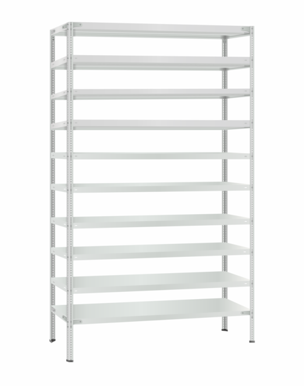 Стеллаж металлический Титан МС-500 2300х1200х300 10 полок