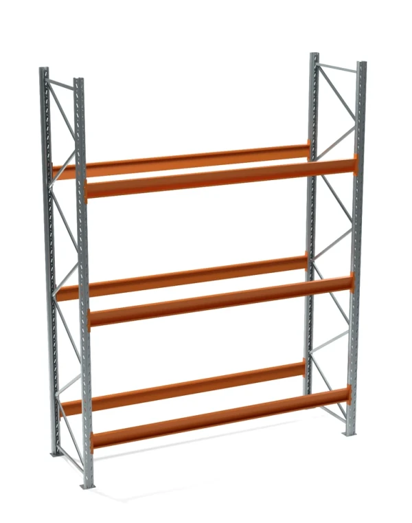 Стеллаж паллетный СП 4500x3300x1100, 3 яруса (3840 кг на ярус, 17700 кг на секцию)