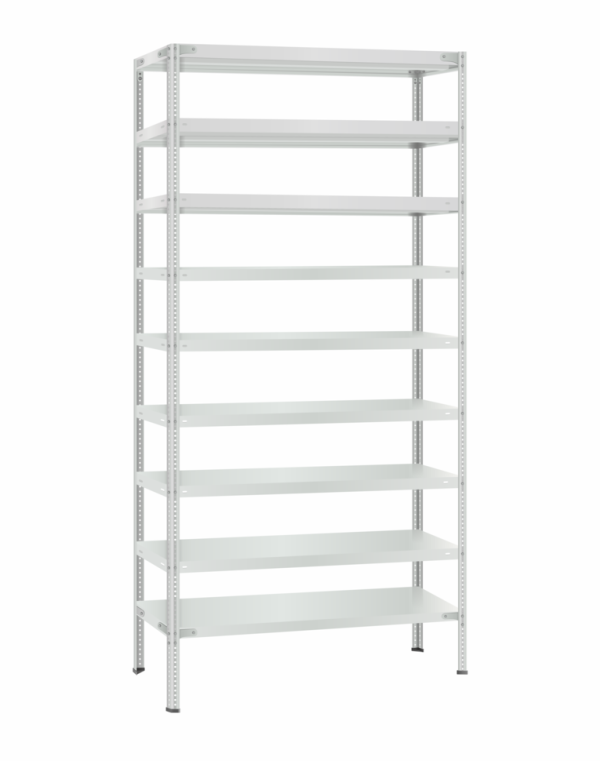 Стеллаж металлический Титан МС-500 2400х1000х300 9 полок