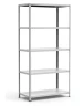 Стеллаж металлический Титан МС-500 2500х1000х400 5 полок Стеллаж металлический Титан МС-500 2500х1000х400 5 полок