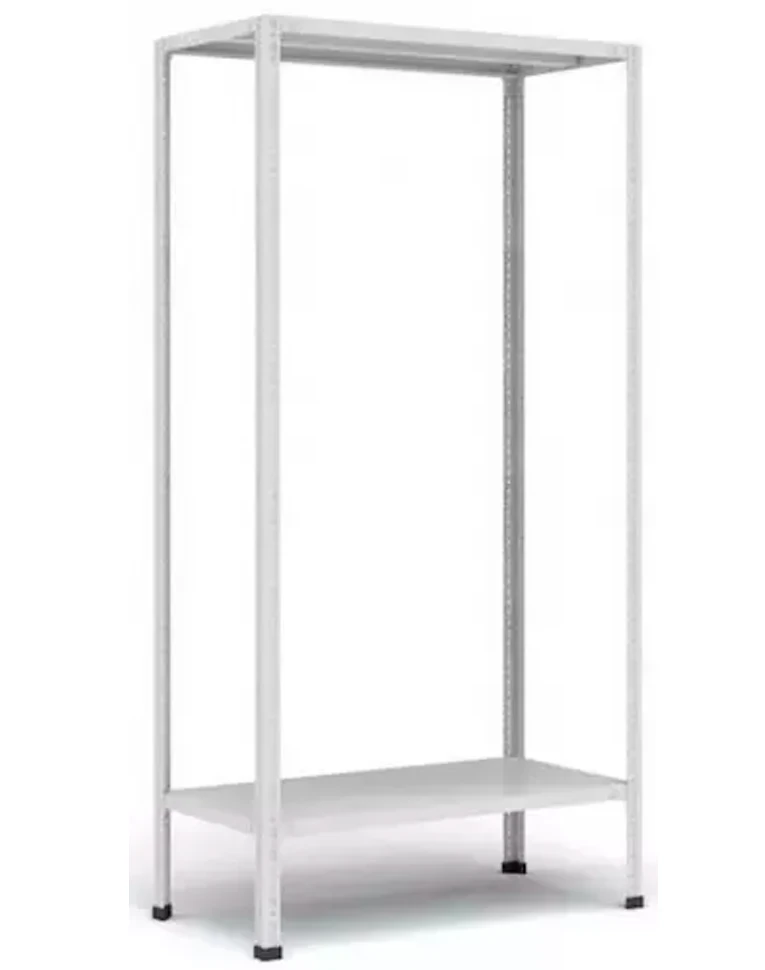 Стеллаж металлический Титан МС-500 2200х700х600 2 полки Стеллаж металлический Титан МС-500 2200х700х600 2 полки