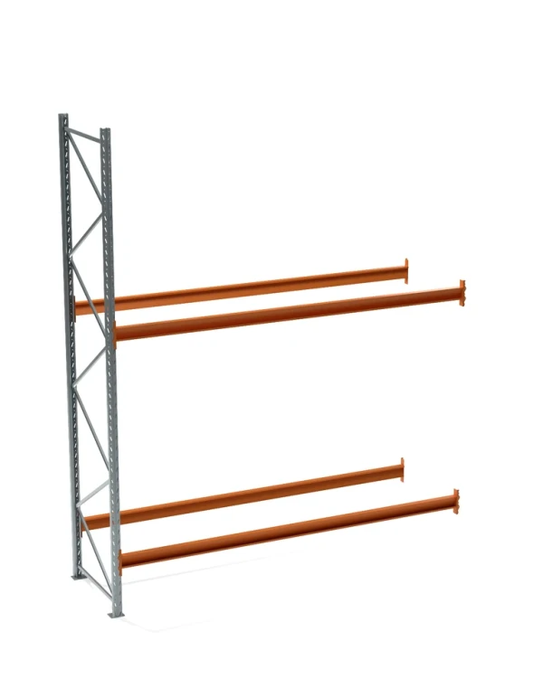 Секция дополнительная паллетного стеллажа СП 4500x3600x1100, 2 яруса (1540 кг на ярус, 7000 кг на секцию)